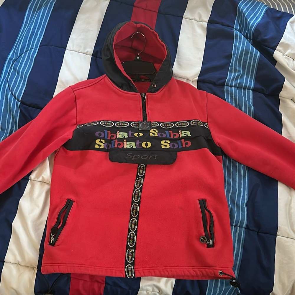 Solbiato sport 1/4 zip heavyweight hoodie